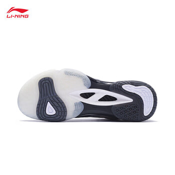 李宁音爆OP男子羽毛球专业比赛鞋AYZQ009 黑/灰/金-6 43.5 