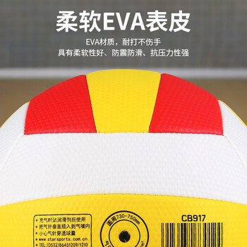 世达（star）气排球7号球软排轻便柔软儿童小朋友幼儿园娱乐训练比赛球CB917