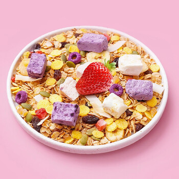 福事多 酸奶水果燕麦片400g健身代餐开袋即食谷物速食营养早餐休闲零食