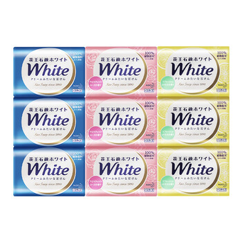 花王（KAO）进口香皂130g*9块 洗澡洗脸肥皂洁面沐浴皂持久留香