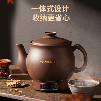 （JOYOUNG）九阳煎药壶中药锅养生壶熬中药电砂锅全自动药膳煲中药煲药壶电药锅 GD110【一体式/双档调节】 2L
