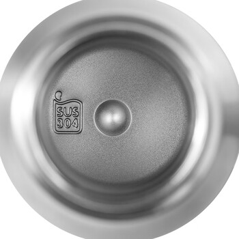 齐心（COMIX）保温杯304不锈钢内胆手提保温杯男士商务黑色LC-509 600ml 