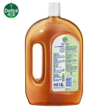 滴露Dettol 消毒液1.8L*2瓶 除螨 家居室内 宠物猫狗 衣物除菌剂 