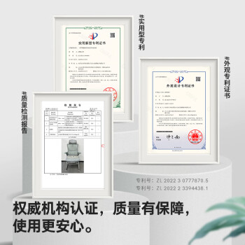 八九间U3Z弓形脚家用可躺办公椅书房电脑椅久坐舒适人体工学椅702ZB灰