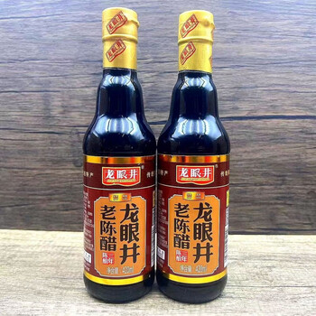 hywlkj龙眼井 山西陈醋500ml山西正宗老陈醋五年陈醋纯手工酿造纯