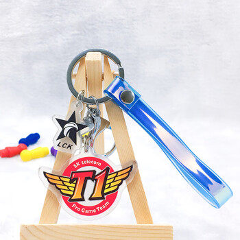 双城之战挂件 钥匙扣亚克力个性锁匙扣汽车挂件书包挂饰 skt1【老队标