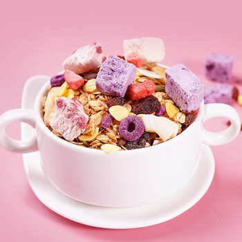 福事多 酸奶水果燕麦片400g健身代餐开袋即食谷物速食营养早餐休闲零食