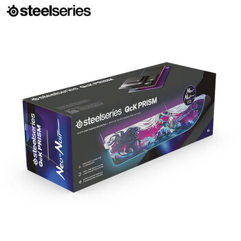 赛睿（SteelSeries）Qck Prism Neo Noir 900*300*4mm 游戏鼠电竞鼠标垫 双区域RGB CSGO联名款炫彩RGB版大桌垫