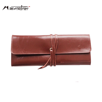 马蒂尼水彩笔旅行笔袋户外便携写生画笔皮包小牛皮复古风MGD-02