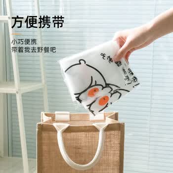 富居一次性围裙防油防水防污成人儿童火锅餐饮围兜 10只装