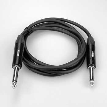 也仁 大两芯6.35音频线 公对公连接线 6.5mm音响对录线功放吉他电子琴调音台转接线 20米 YR-YP47