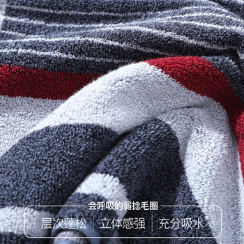 金号毛巾纯棉100%纯棉洗脸毛巾全棉吸水面巾A类运动毛巾3条加厚装