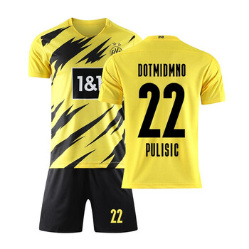 多特球衣定制足球服套装男多特蒙德比赛训练队服11号罗伊斯哈兰德 20