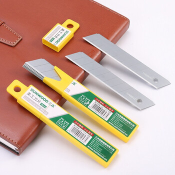 三木(SUNWOOD)大号美工刀片/窄裁纸刀片100*18mm 10片/盒 91053 三木(SUNWOOD)大号美工刀片/窄裁纸刀片100*18mm 10片/盒 91053