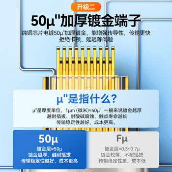 山泽HDMI线2.1版 8K60Hz 4K240Hz数字高清线兼容HDMI2.0 笔记本接电视投影视频连接线 3米 30BU8