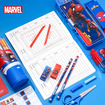 迪士尼(Disney)文具套装 小学生文具大礼包学习用品礼盒1-3年级儿童生日伴手礼男孩 蜘蛛侠DM24943A 迪士尼(Disney)文具套装 小学生文具大礼包学习用品礼盒1-3年级儿童生日伴手礼男孩 蜘蛛侠DM24943A