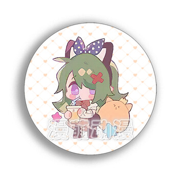 闪胸章吧唧二次元q版萌系动漫胸针饰品挂饰生日摆件礼品 蒙特祖玛q版