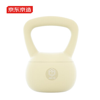 京东京造 软壶铃男女士提壶哑铃健身壶铃 练臂深蹲练臀翘臀 花海 4KG