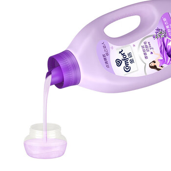 金纺衣物温和护衣柔顺剂 薰衣草瓶装1KG+金纺柔顺剂400G*5 6斤装