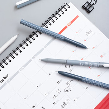 晨光(M&G)文具拔帽中性笔0.5签字笔商务子弹头学生水笔办公用品灰谐系列黑笔12支/盒AGPB2603 晨光(M&G)文具拔帽中性笔0.5签字笔商务子弹头学生水笔办公用品灰谐系列黑笔12支/盒AGPB2603