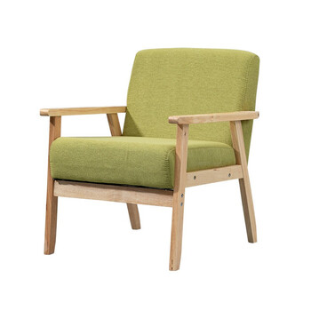 耐肯养老院家具老年公寓实木沙发疗养院现代化沙发适老化沙发 单人