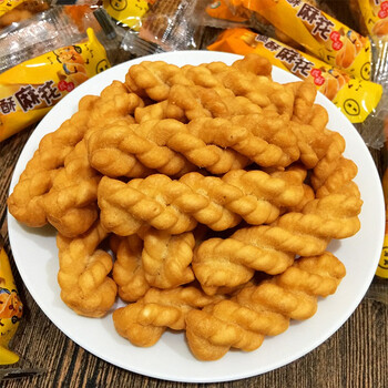 德富祥 陕西特色早餐油茶配麻花 五仁咸油茶480g 咸酥麻花252g