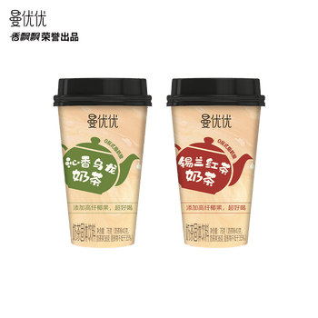 香飘飘【曼优优好味轻享】礼盒装6杯奶茶混装双口味早餐代餐冲调饮料