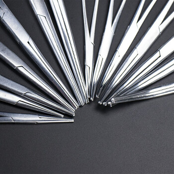 海斯迪克 HKQS-210 不锈钢止血钳 外科手术器械实验练习钳子多功能血管钳 直头14cm