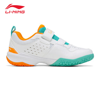 李宁（LI-NING）童鞋羽毛球鞋男女童减震耐磨透气运动鞋训练鞋