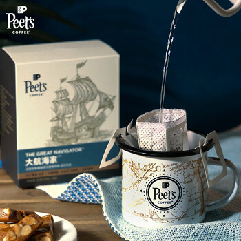 Peet's Coffee皮爷peets 大航海家挂耳滤泡式咖啡 中烘50g(10g*5包)【新包装】