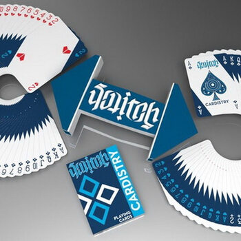 花切练习牌单车扑克牌wtf花式拼字创意卡牌devoxcm蓝色v2标准款wtf