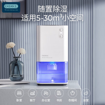 OIDIRE德国 除湿机 家用抽湿机吸湿除潮防潮抽湿神器地下室卧室宿舍办公室 除湿机 ODI-CSJ01 玛鲁白