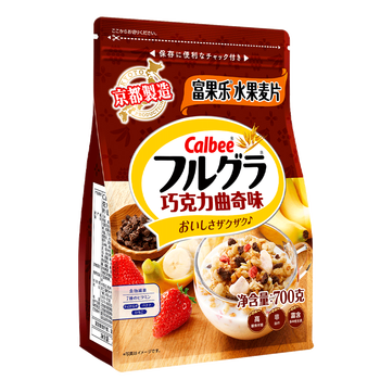 日本进口calbee卡乐比富果乐水果麦片减少糖即食燕麦营养早餐700g 巧克力曲奇味水果麦片700g 图片价格品牌报价 京东