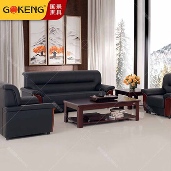 国景（GOKENG）办公沙发 三人位沙发 休闲沙发 BDZN
