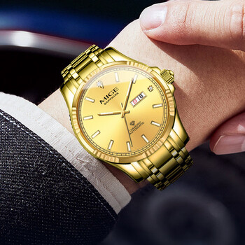 mige米格防水时尚全自动机械进口机芯高端男士金表