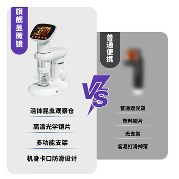 星微光学（starMICRO） 电子显微镜专业级智能数码显微镜儿童中小学生科普教学专用-手持款无支架 儿童节日礼物