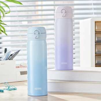 膳魔师（THERMOS）保温杯316钢500ml男女士儿童水杯伴手礼生日礼物JNL-500S PKP