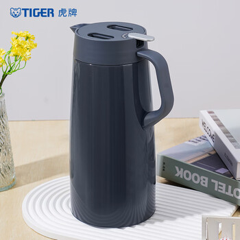 虎牌（TIGER）保温壶 304不锈钢时尚保温/保冷壶PWO-A20C-HD 深灰色 2L