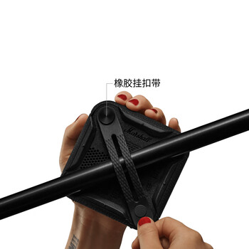 Marshall（马歇尔）WILLEN II 音箱便携式2代无线蓝牙家用户外防尘防水续航节日礼物小音响  黑金色