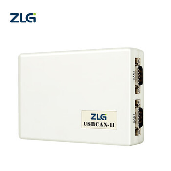 ZLG致远电子  USB转2路CAN盒 DB9接口新能源汽车CAN总线分析报文采集 智能USBCAN接口卡 USBCAN-II