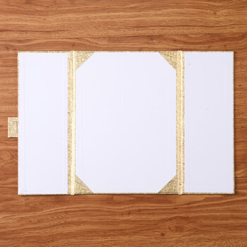 泰档荣誉证书A4欧式证书三折页 【荣誉证书】金色1套