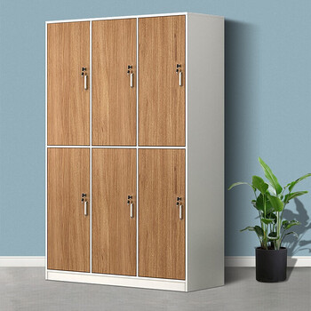 中伟 木质更衣柜板式员工储物柜健身房游泳馆浴池浴室存衣柜