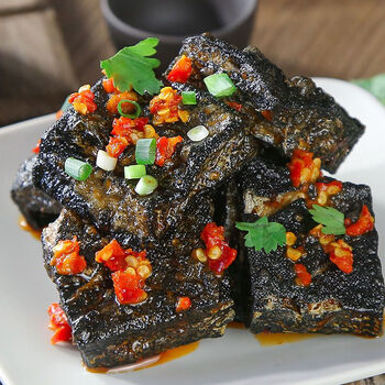 润志湖南长沙臭豆腐正宗黑色长沙经典特产小吃解馋吃的零食 孜然味