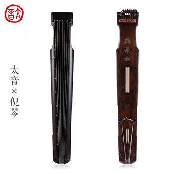 古琴 オーダーメイド 七弦琴 古琴[網音樂城] 伏羲式老杉木老琴生漆七弦琴七絃琴瑤琴( 福利品