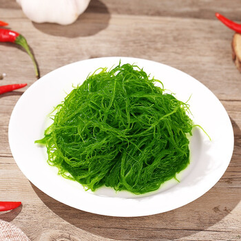 安道子天然盐渍海草龙须菜凉拌美食绿藻海菜裙带菜霞浦特产龙须菜1000