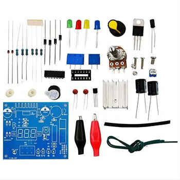 诺然 LM317可调直流稳压电源套件电子制作电路板焊接练习实训TJ-56-207 套件+变压器+电压表+亚克力外壳 诺然 LM317可调直流稳压电源套件电子制作电路板焊接练习实训TJ-56-207 套件+变压器+电压表+亚克力外壳