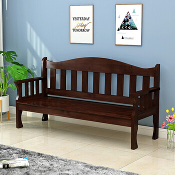 普通木沙发冬夏两用组合经济型农村老式三人位松木实木头椅定制200