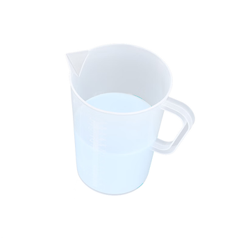 弋科仪 刻度量杯3000毫升*1无盖食品级PP塑料计量器具水杯耐高温液体容积实验刻度杯