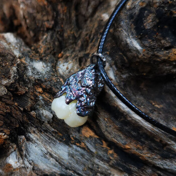 乳牙纪念吊坠智齿饰品定制牙齿项链定做智齿加工饰品纪念吊坠制作手工