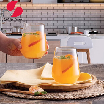 帕莎帕琦进口牛奶杯饮料杯啤酒杯奶昔杯大肚玻璃水杯子425毫升1只41536